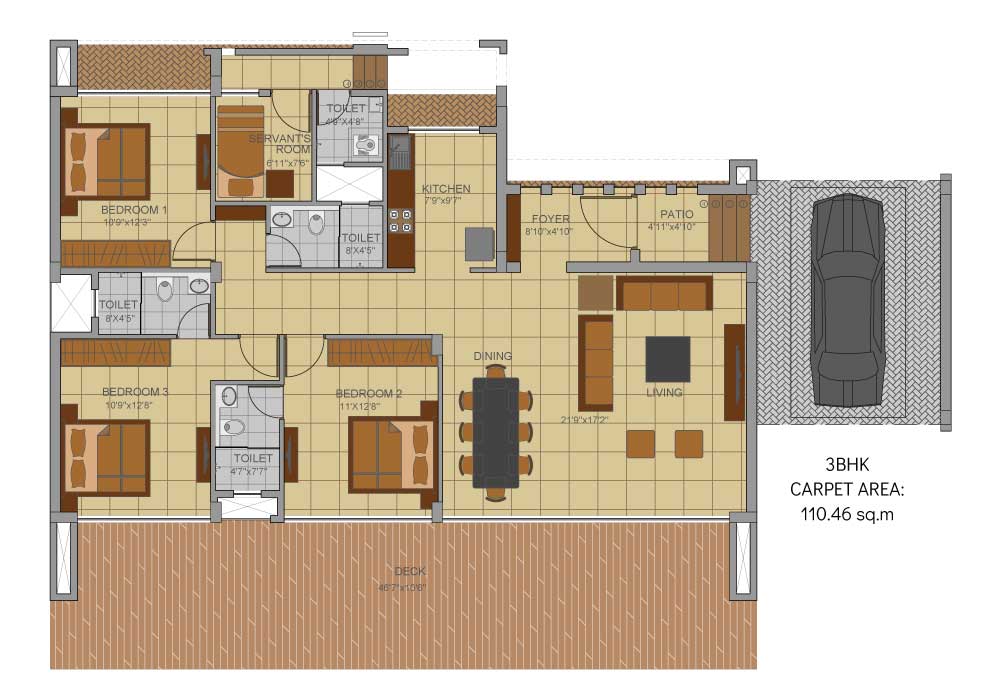 3-BHK-villa-compact-floor-plan-Eshaanya-Signature-bungalows